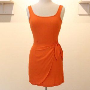 Jay Jacobs Bright Orange Mini Dress